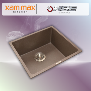 HCE Single Bowl Granite Sink GKS 4641 - Metalic Brown