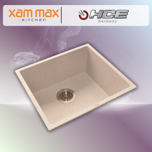 HCE Single Bowl Granite Sink GKS 4641 - Volcano