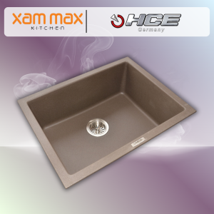 HCE Single Bowl Granite Sink GKS 6146 - Metalic Brown