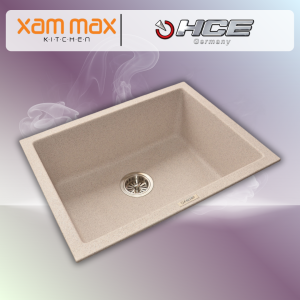 HCE Single Bowl Granite Sink GKS 6146 - Volcano