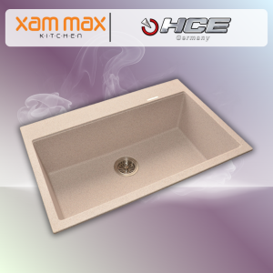 HCE Single Bowl Granite Sink GKS 7851 - Volcano