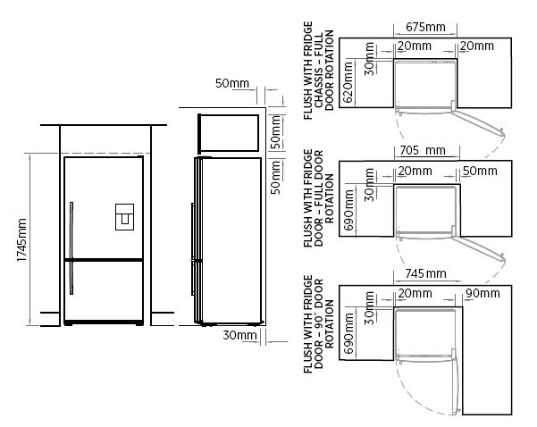 Fisher & Paykel Bottom Freezer E402BXFDU - xam max kitchen