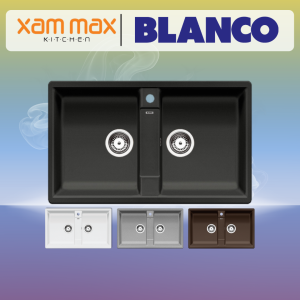 Blanco Silgranit Top Mount Double Bowls Sink Granite Sink ZIA 9