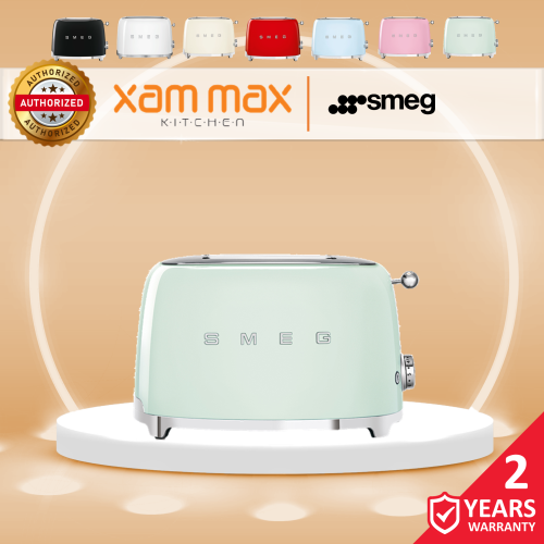 Smeg 2 Slice Toaster, Pastel Green