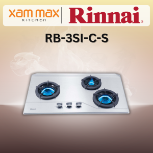 Rinnai Gas Hob RB-3SI-C-S - Stainless Steel
