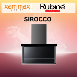Rubine Chimney Hood RCH-SIROCCO X-BL