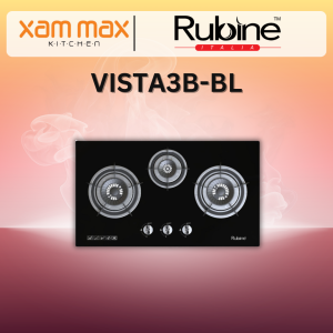 Rubine Gas Hob RGH-VISTA3B-BL