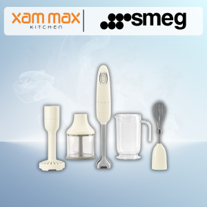 Smeg - HBF02 Multifunction Hand Blender Mixer Food Processor / Turbo Function / Blender