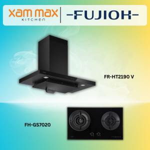 Fujioh Chimney Hood FR-HT2190 V + Fujioh Gas Hob FH-GS7020 SVGL