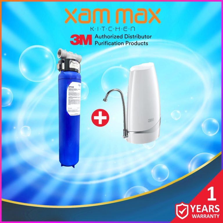 3M Whole House Water Filtration System AP902 + 3M Countertop Drinking Water System CTM-02
