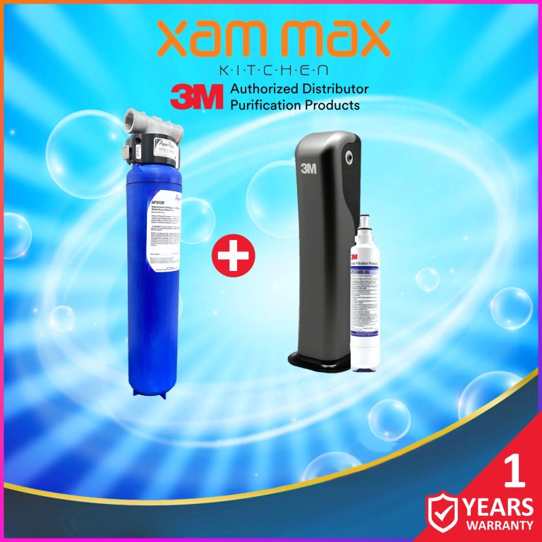 3M Whole House Water Filtration System AP902 + 3M Countertop Drinking Water System CTM-01 SE