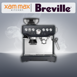 BREVILLE The Barista Express Espresso Coffee Machine BES870 - Charcoal Grey
