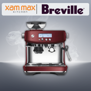 BREVILLE The Barista Pro Coffee Machine BES878 - Red Velvet