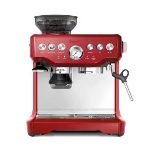Breville The Barista Express Espresso Coffee Machine BES870 Cranberry Red