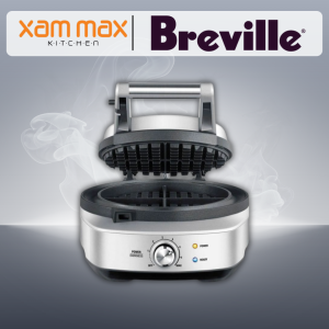 Breville The No-Mess Circular Waffle Maker BWM520