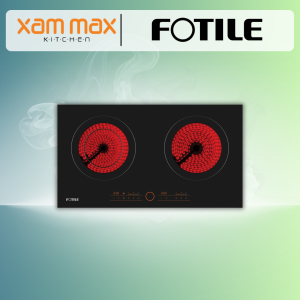 FOTILE EEG75201 Ceramic Electrical Hob | 75cm Vitro Ceramic Hob dengan SCHOTT CERAN® Glass & Touch Control