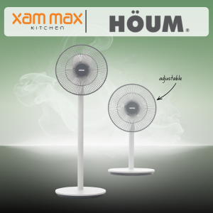 Houm Kipas Berdiri - X12 - DC Motor Adjustable Table Fan Stand Fan Natural Wind Quiet Flow / Kipas Angin Meja