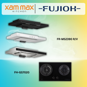 Fujioh Slim Hood FR-MS2390 V/R + Fujioh Gas Hob FH-GS7020 SVGL