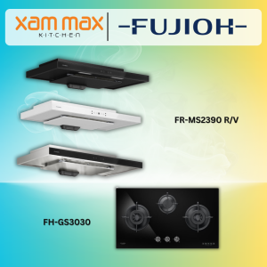 Fujioh Slim Hood FR-MS2390 V/R + Fujioh Gas Hob FH-GS3030 SVGL