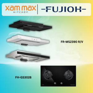 Fujioh Slim Hood FR-MS2390 V/R + Fujioh Gas Hob FH-GS3028 SVGL