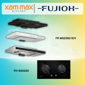 Fujioh Slim Hood FR-MS2390 V/R + Fujioh Gas Hob FH-GS3020 SVGL