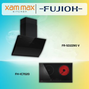 Fujioh Chimney Hood FR-SD2290 V + Fujioh Gas Hob FH-IC7020