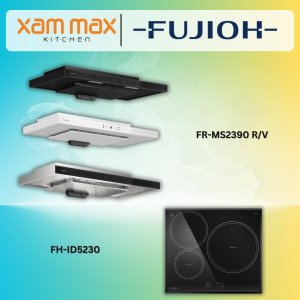Fujioh Chimney Hood FR-MS2390 V/R + Fujioh Gas Hob FH-ID5230