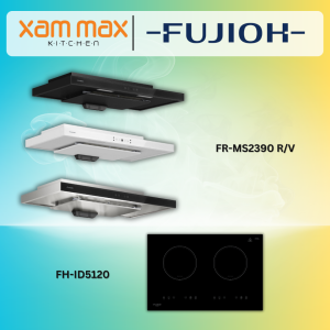 Fujioh Chimney Hood FR-MS2390 V/R + Fujioh Gas Hob FH-ID5120
