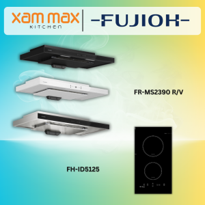 Fujioh Chimney Hood FR-MS2390 V/R + Fujioh Gas Hob FH-ID5125