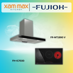 Fujioh Chimney Hood FR-MT1990 V + Fujioh Gas Hob FH-IC7030