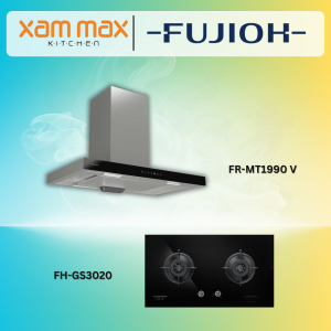 Fujioh Chimney Hood FR-MT1990 V + Fujioh Gas Hob FH-GS3020 SVGL