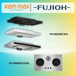 Fujioh Slim Hood FR-MS2390 V/R + Fujioh Gas Hob FH-GS6530 SVSS