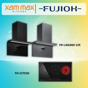 Fujioh Chimney Hood FR-LW2490 V + Fujioh Gas Hob FH-IC7030