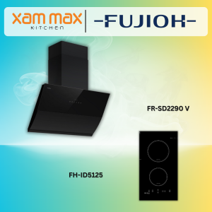 FUJIOH Cooker Hood FR-SD2290V + FUJIOH Domino Induction Hob With 2 Zones FH-ID5125