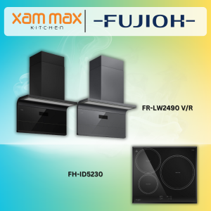 FUJIOH Cooker Hood FR-LW2490V + FUJIOH Induction Hob FH-ID5230