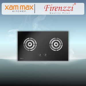 FIRENZZI FGH-2129 Glass Hob – Dual Triple Ring Burner Tempered Glass Gas Hob