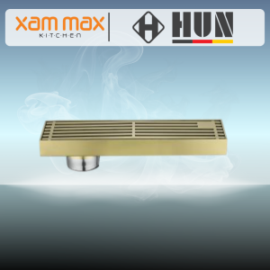 HUN HFD 421-SS Gold Stainless Steel Floor Trap | SUS304 Floor Grating