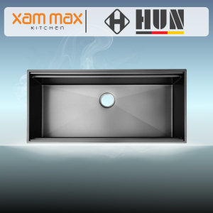 HUN HKS 337 Premium Workstation Kitchen Sink – SUS304 Nano Titanium Finish (1000 x 480mm)