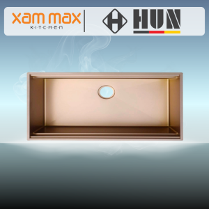 HUN HKS 537 Workstation Kitchen Sink – SUS304 Rose Gold Series (1200 x 480mm)
