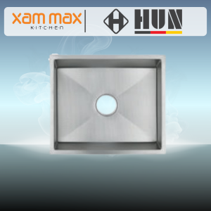 HUN HKS 241 Honeycomb Nanotech Kitchen Sink Nano Silver – Single Bowl Undermount (380 x 470mm)