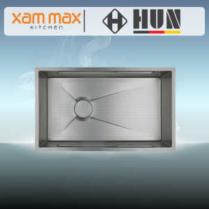 HUN HKS 251 Nano Silver Undermount Kitchen Sink – Honeycomb Multifunction Single Bowl SUS304 Stainless Steel (700 x 450mm)