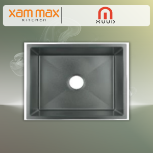 MUUD MKS-5545-T Single Bowl Undermount Sink – Nano Titanium SUS201 Stainless Steel Kitchen Sink (550 x 450 x 230mm)