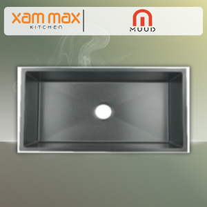 MUUD MKS-7745-T Single Bowl Undermount Sink – Nano Titanium SUS201 Stainless Steel Kitchen Sink (770 x 450 x 230mm)