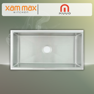 MUUD MKS-7545 Single Bowl Undermount Sink – SUS304 Stainless Steel Satin Finish Kitchen Sink (750 x 450mm)