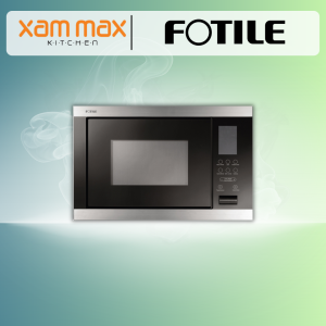 FOTILE HW25800K-03G Built-in Microwave Oven – 25L Microwave + Grill Oven with Touch Control & Black Tempered Glass