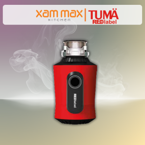 TUMA RED LABEL Qrusher Food Waste Disposer | 1.3HP Heavy Duty BLDC Motor Auto Speed Waste Grinder with Wireless Remote