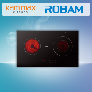 ROBAM 7W2H00 Ceramic Hob 73CM | Built-In Electric Cooker with 12-Level Power Control & Double-Ring Heating