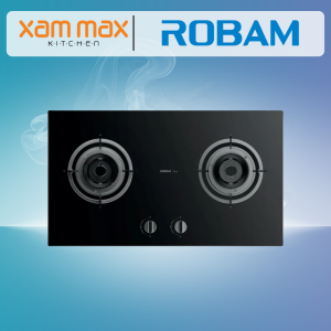 ROBAM B276 High Flame Gas Hob | 4.4kW Wok Burner with Safety Device & Tempered Glass